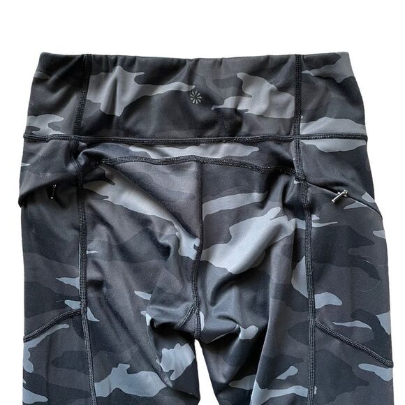 ATHLETA Camo Contender 7/8 Tight Black Gray Size Small - Picture 5 of 9